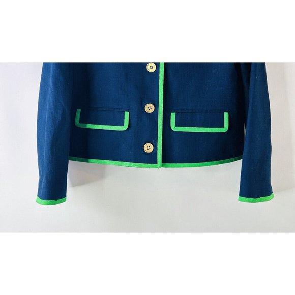 J. Crew Tipped Lady Jacket in Basketweave AV844 - Picture 3 of 8